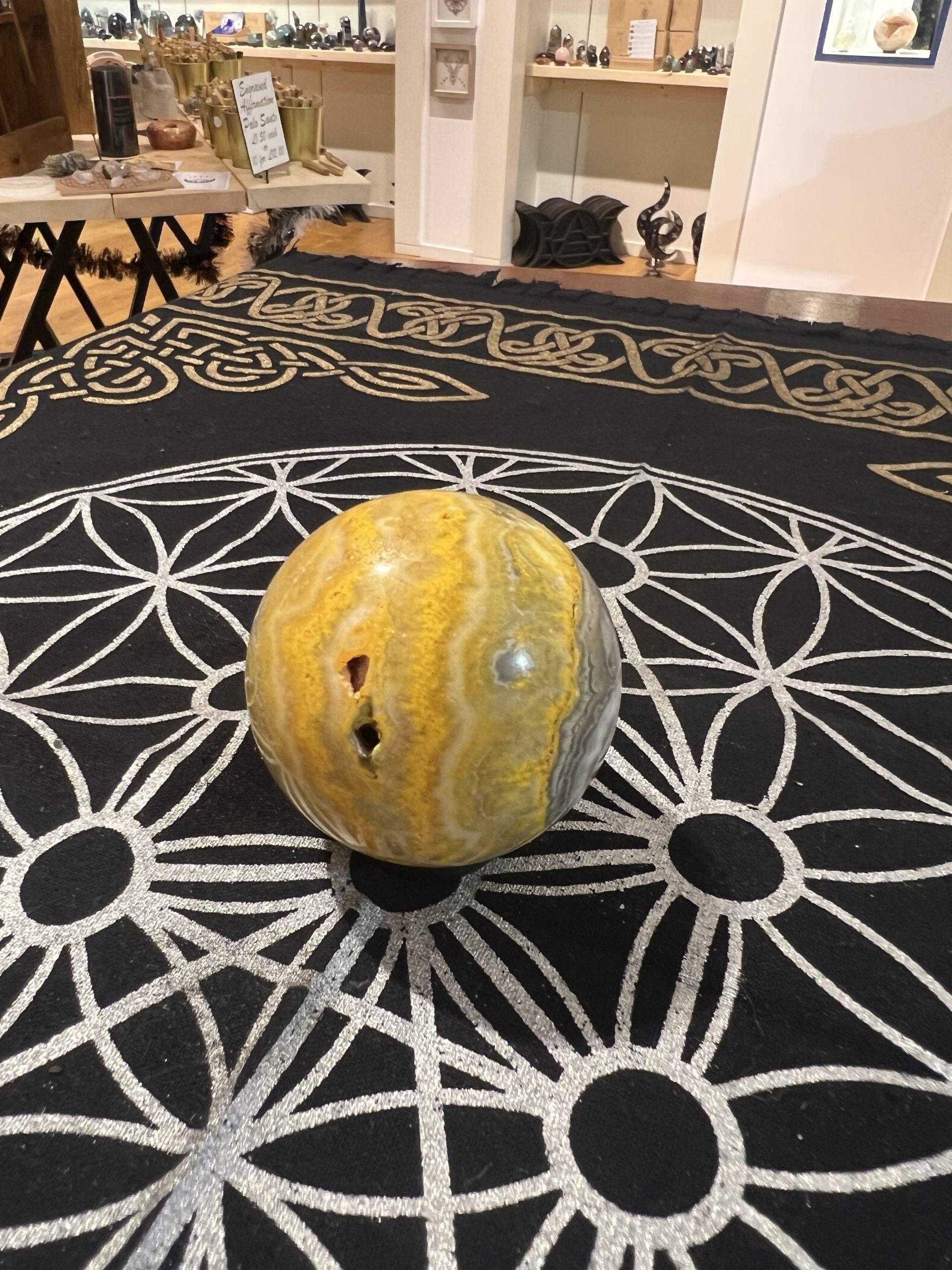 Bumble Bee Jasper Sphere (300g) - Crystals By Astraea