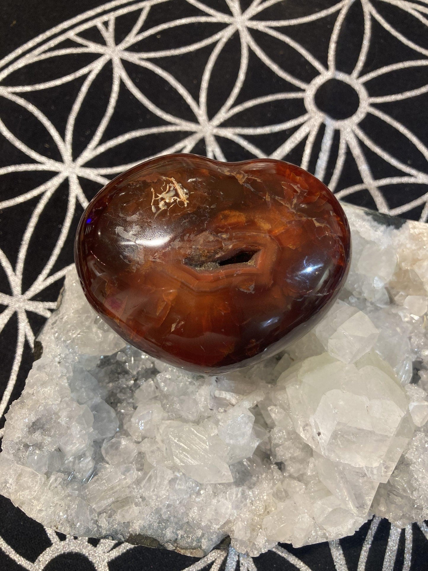 Carnelian Heart (185g) - Crystals By Astraea