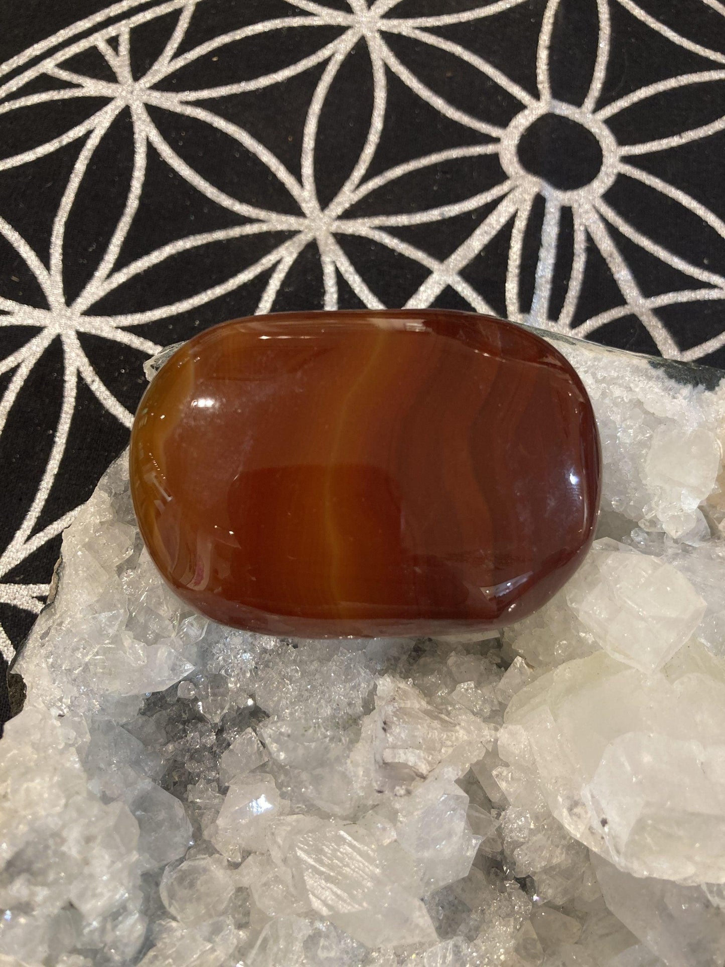 Carnelian Palm (90g) - Crystals By Astraea
