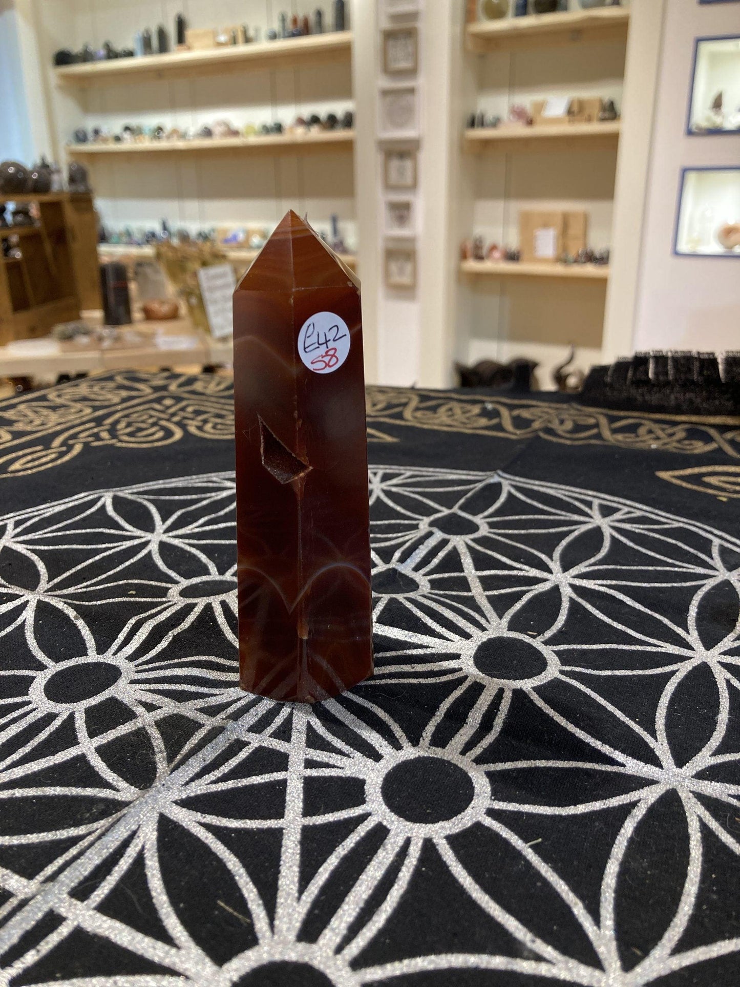 Carnelian Tower (230g) - Crystals By Astraea