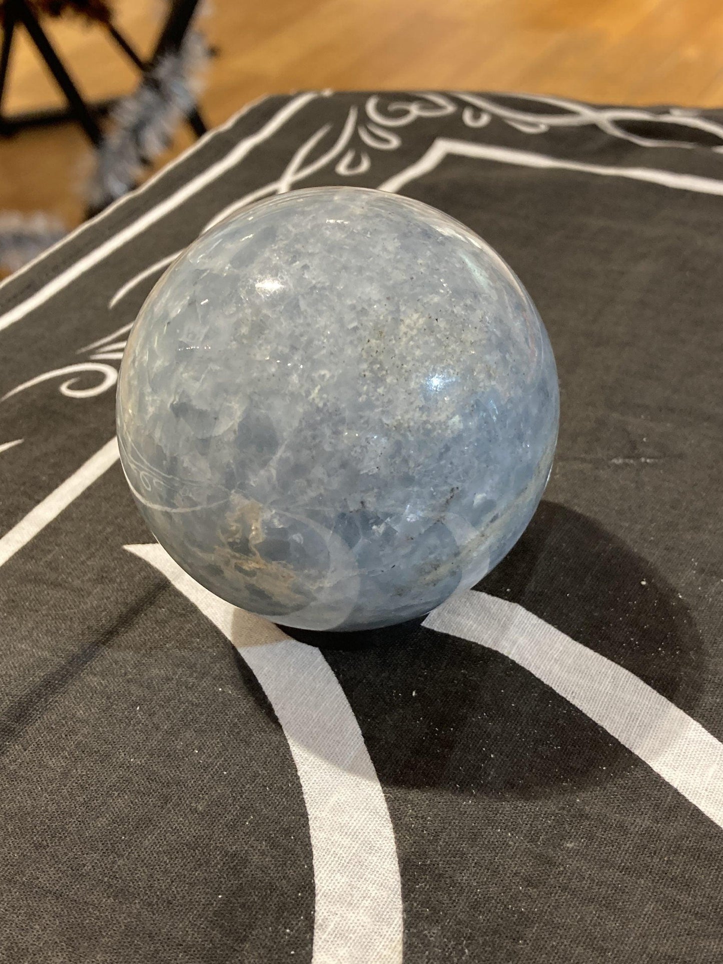 Celestite Sphere (430g) - Crystals By Astraea