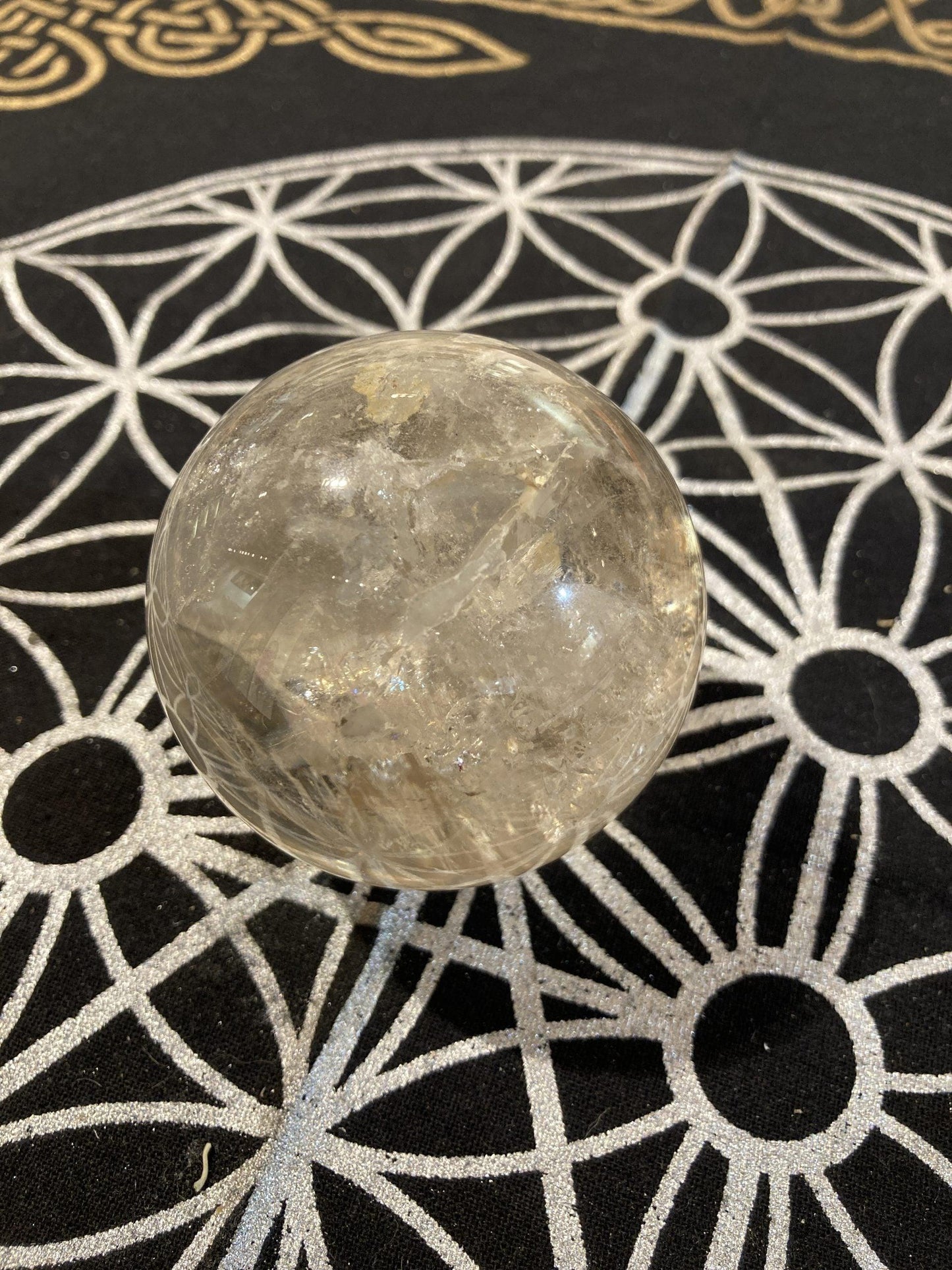 Clear Quartz Sphere (330g) - Crystals By Astraea