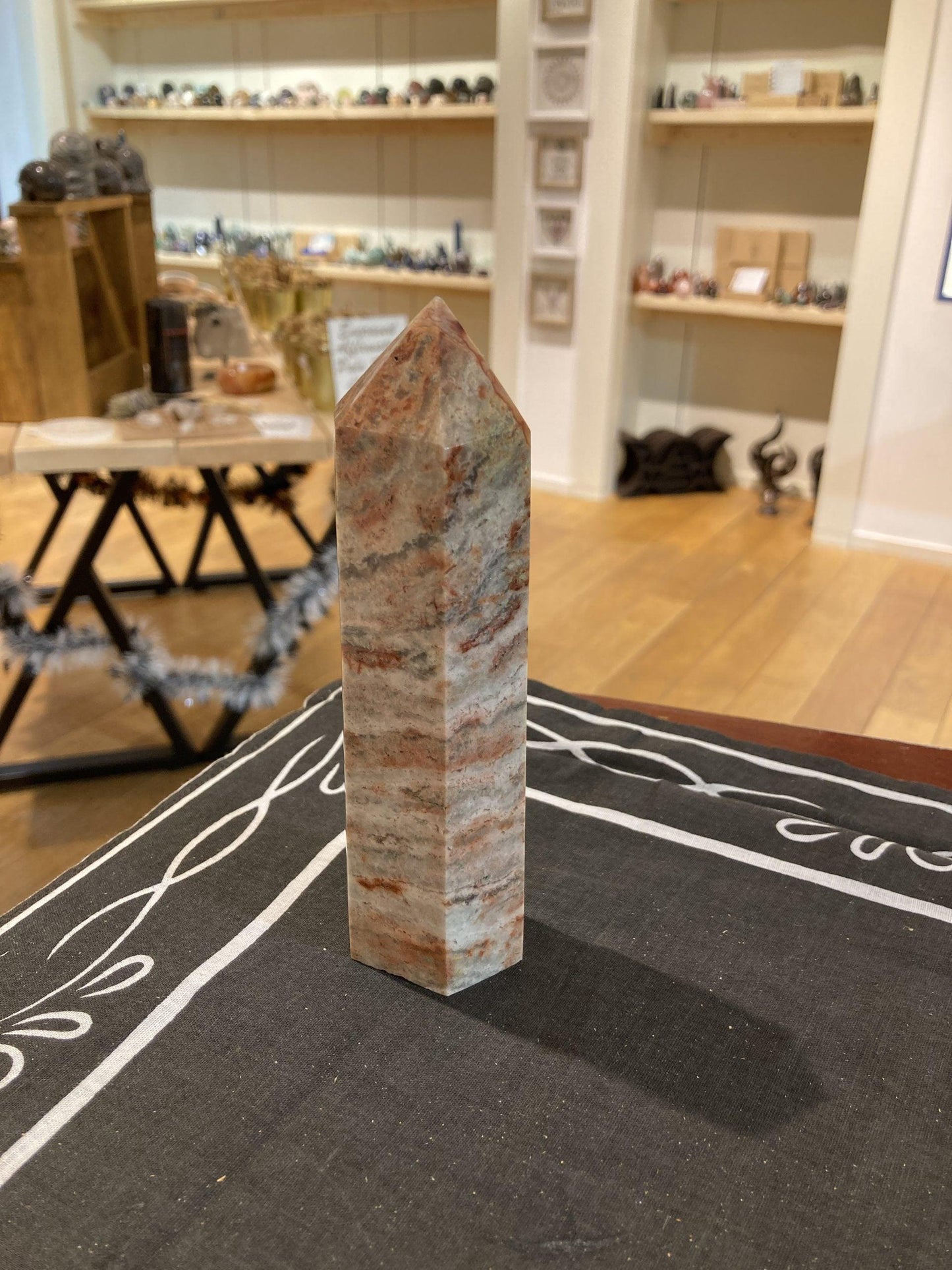 Crazy Lace Agate Tower (350g) - Crystals By Astraea