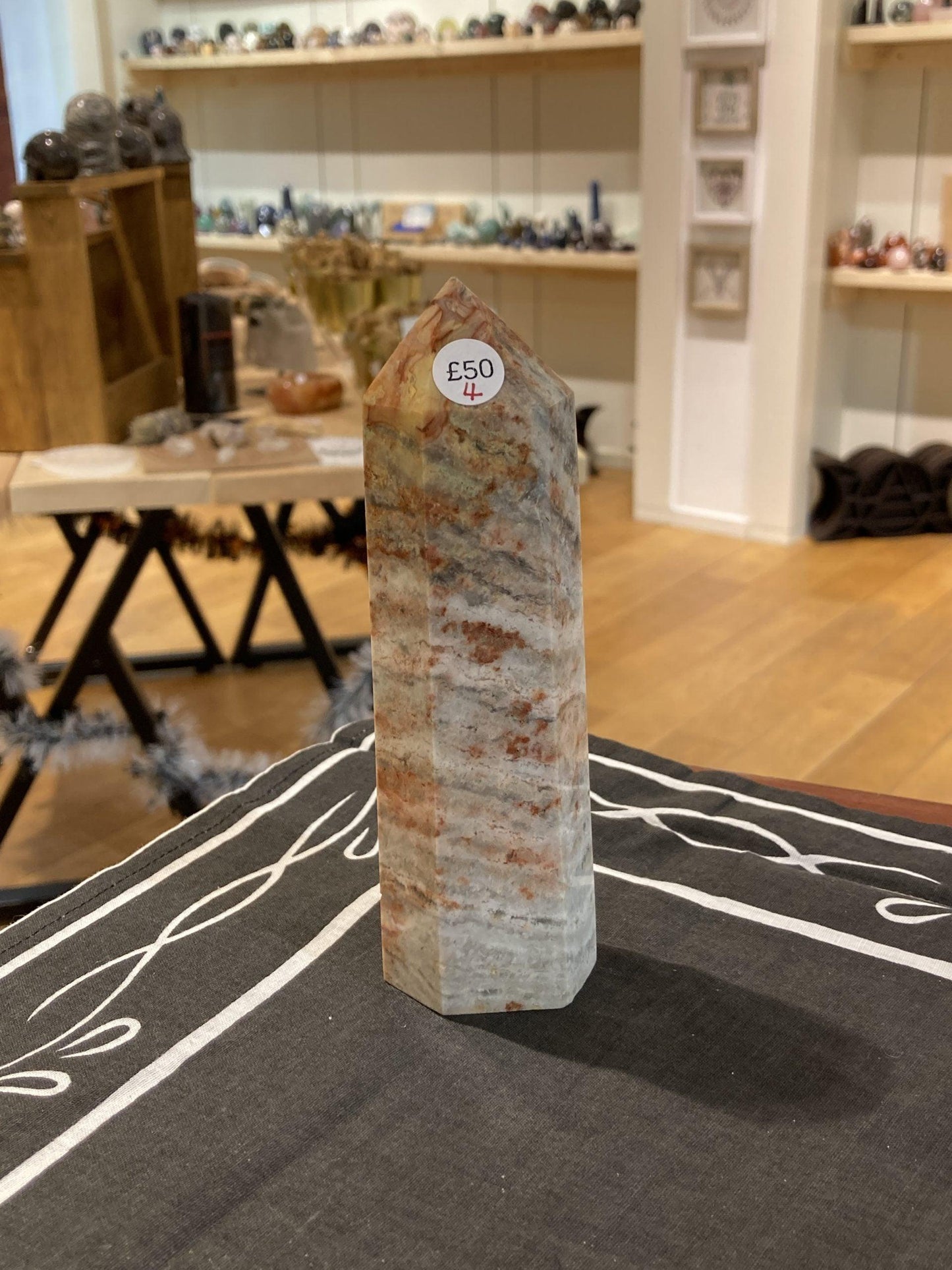 Crazy Lace Agate Tower (350g) - Crystals By Astraea