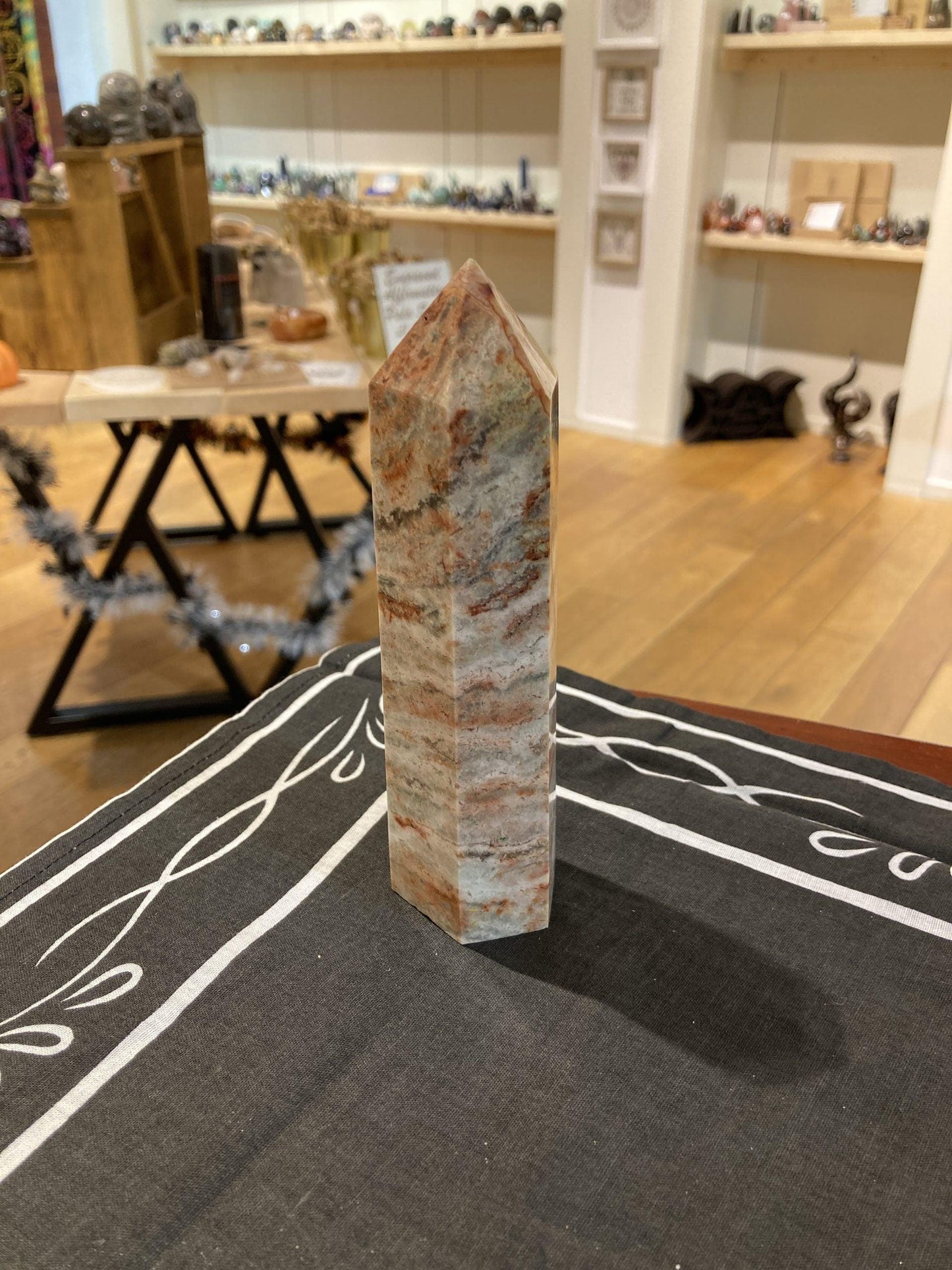 Crazy Lace Agate Tower (350g) - Crystals By Astraea