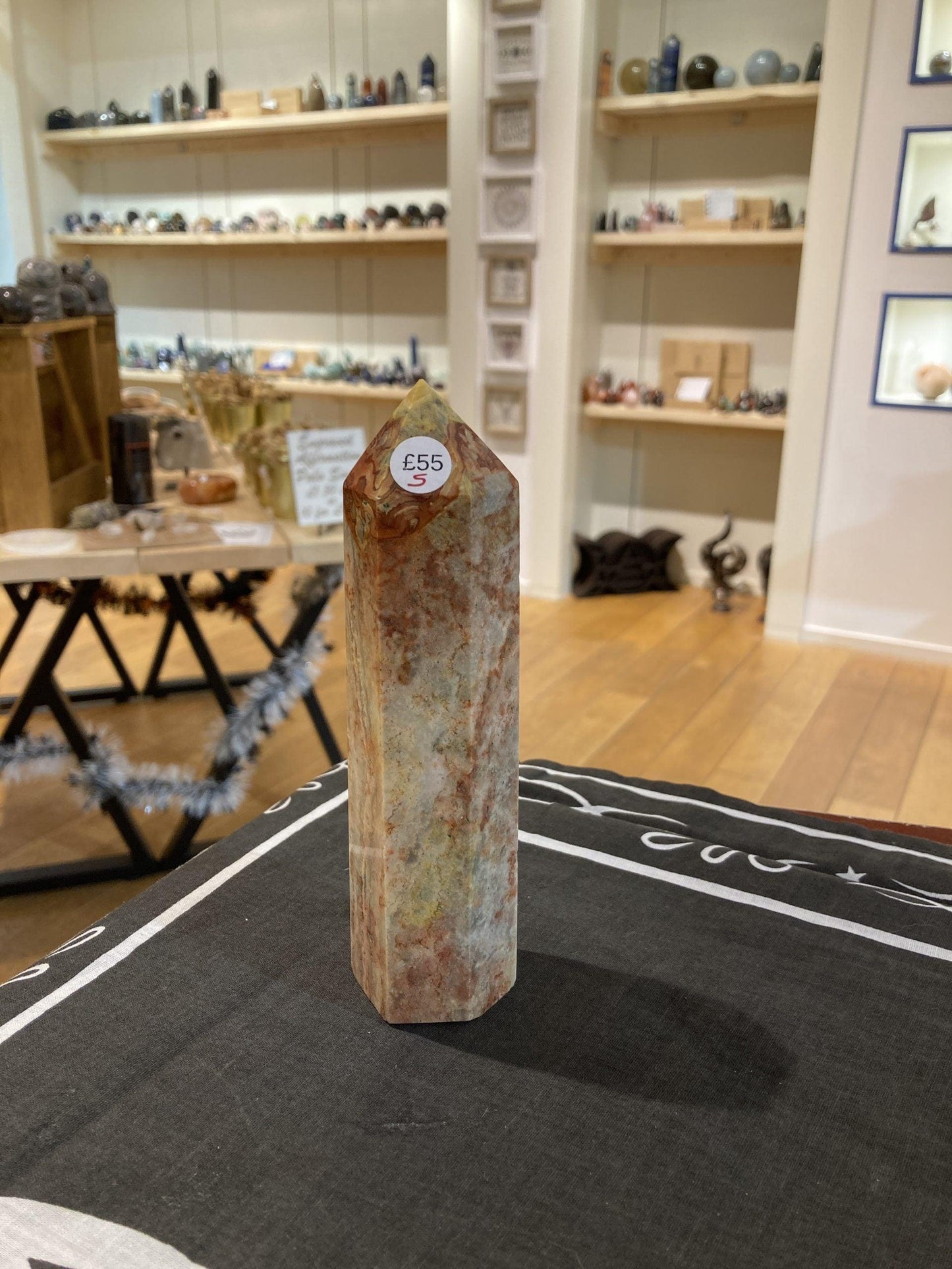 Crazy Lace Agate Tower (375g) - Crystals By Astraea