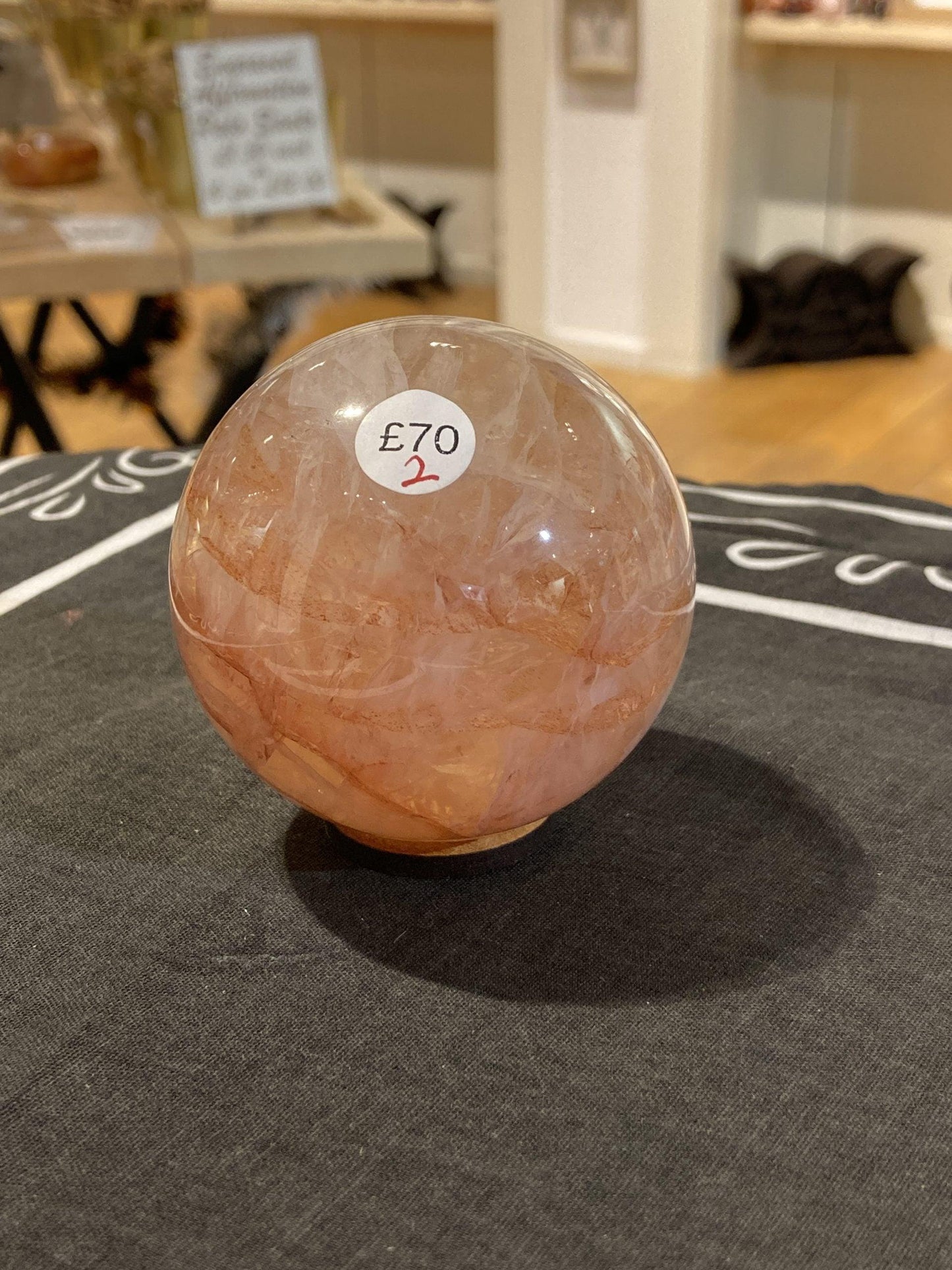 Fire Quartz Sphere (360g) - Crystals By Astraea