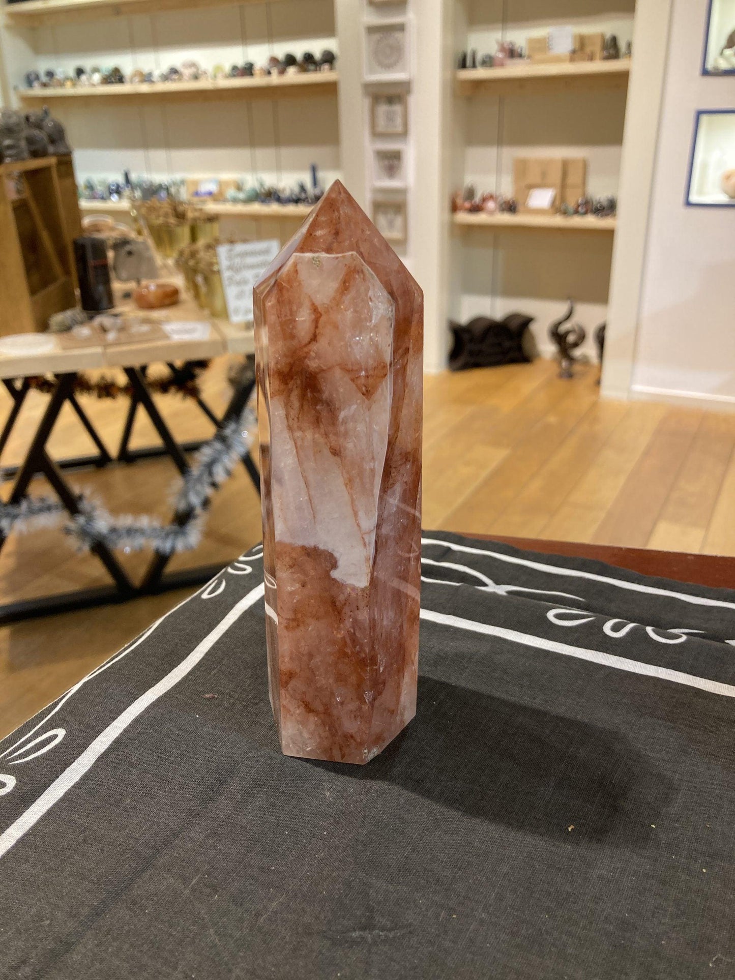 Fire Quartz Tower (515g) - Crystals By Astraea