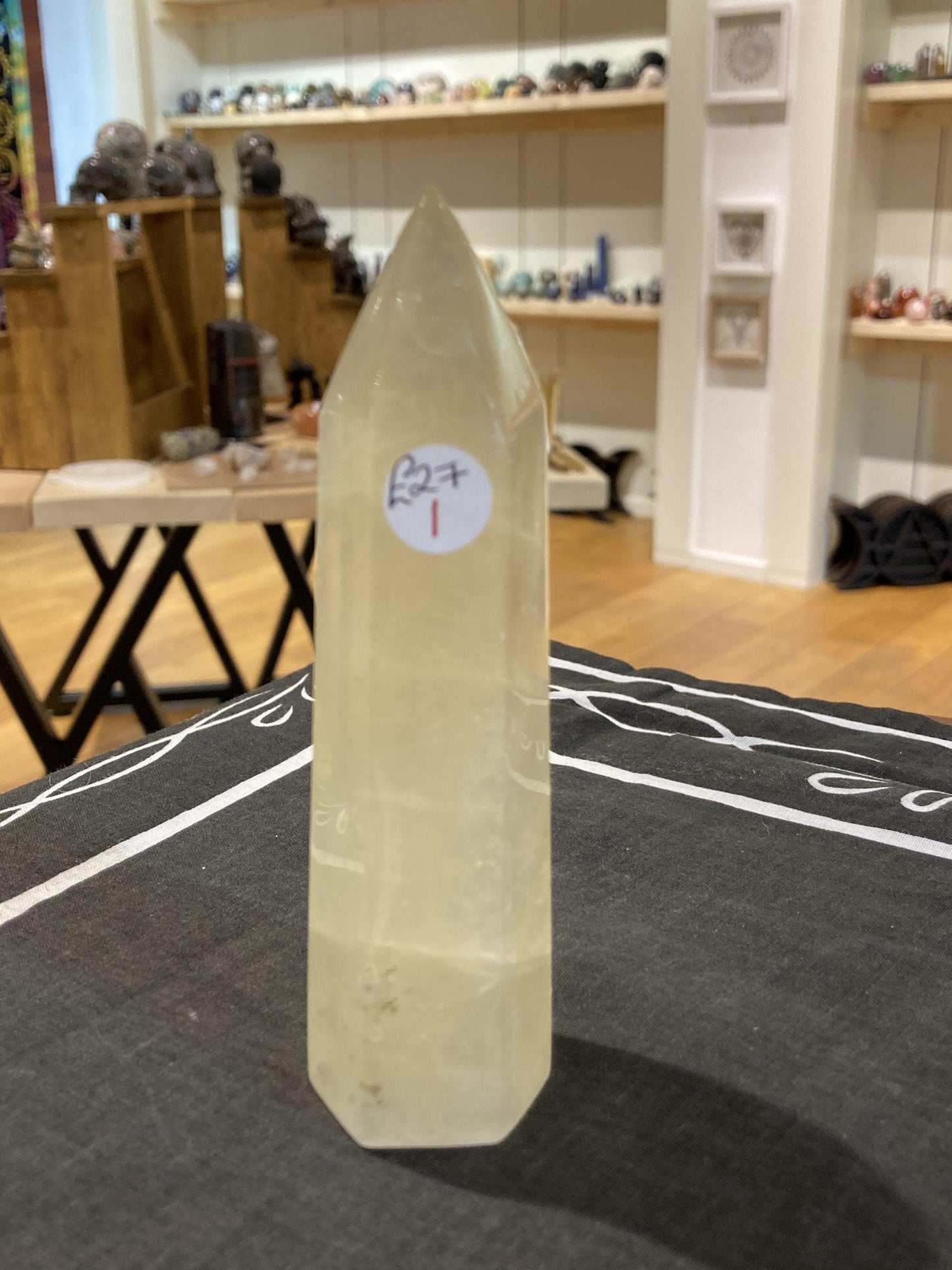 Honey Calcite Tower ( 195g) - Crystals By Astraea