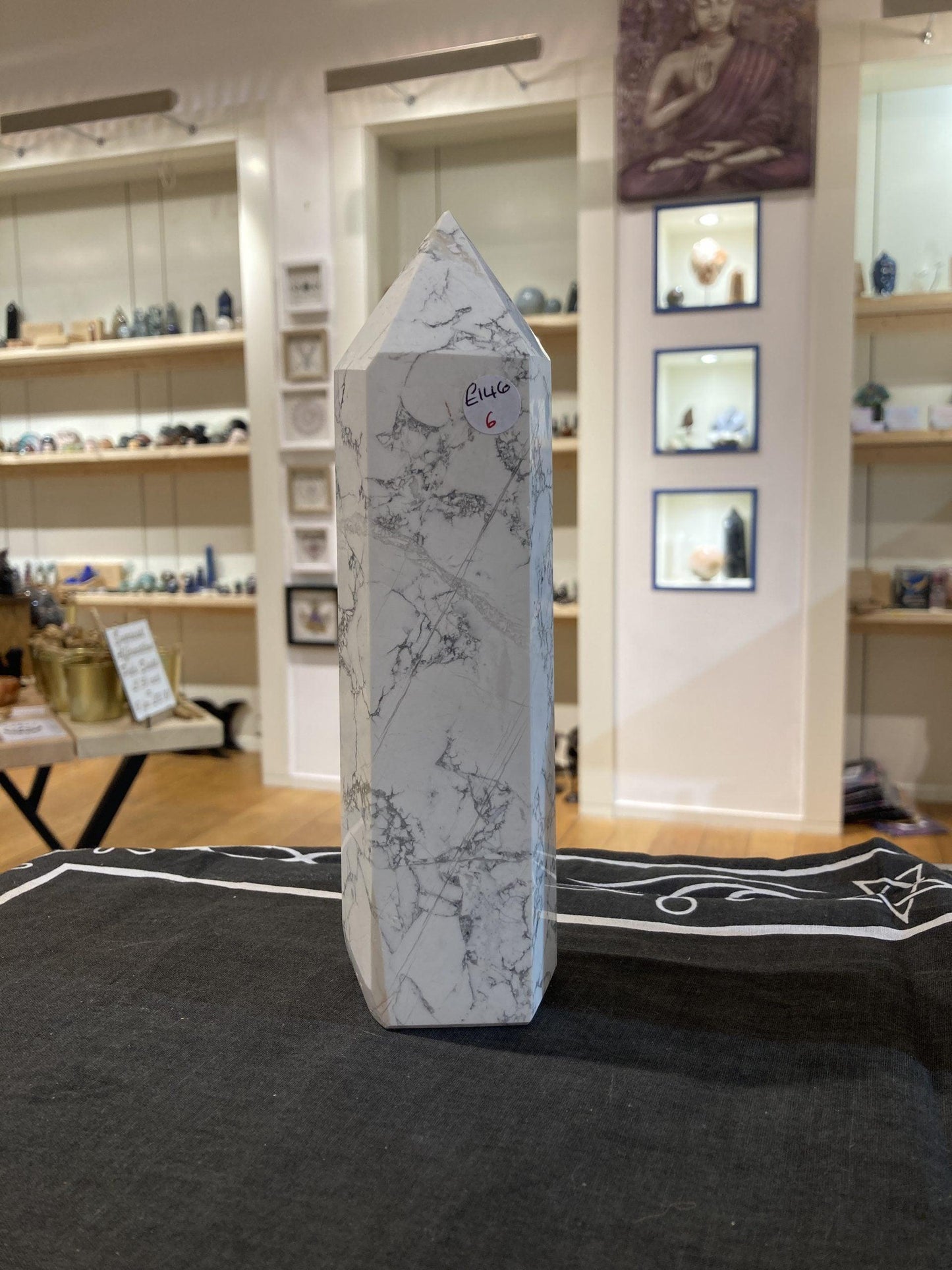 Howlite Tower (1kg) - Crystals By Astraea