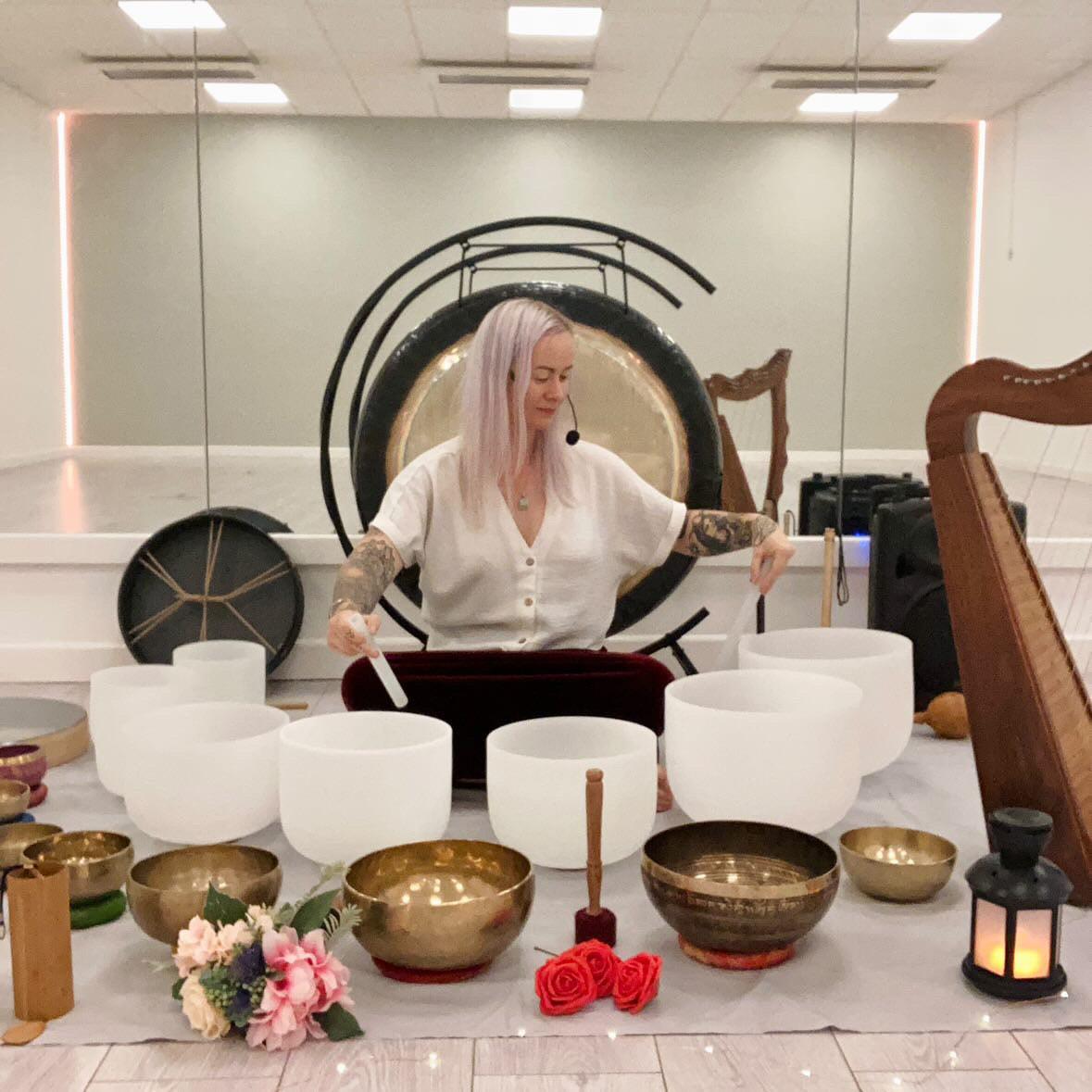 18th August @ 5pm - 6:30pm Becky @ Grounded Peace - Deep Healing Sound Bath @ Crystals By Astraea B91 3BH - Crystals By Astraea