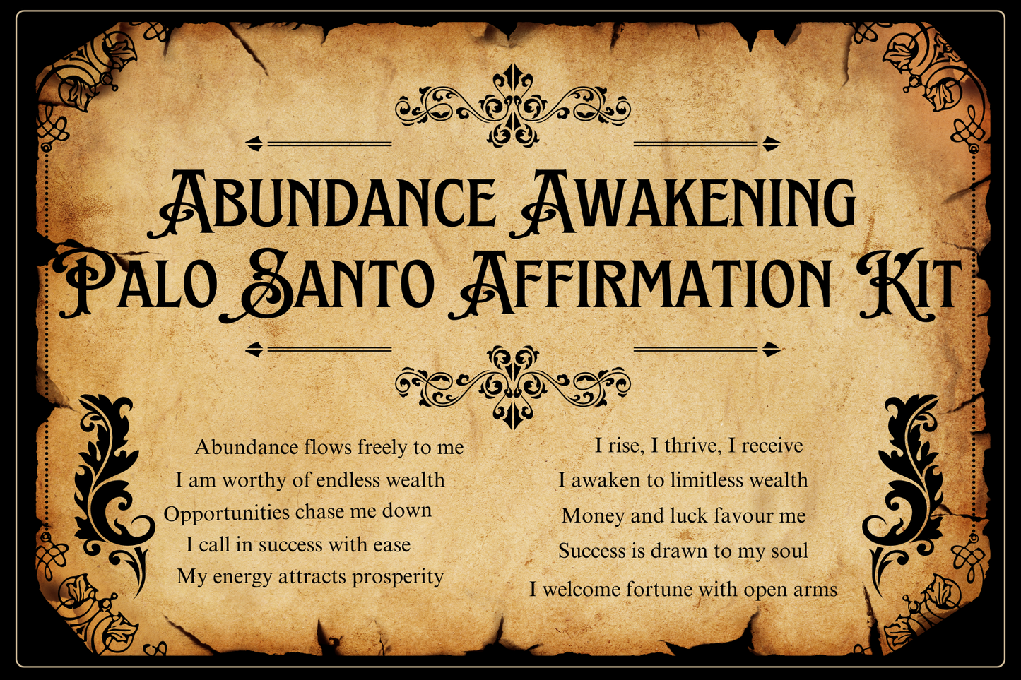 Abundance Awakening – Prosperity & Opportunity Affirmation Kit