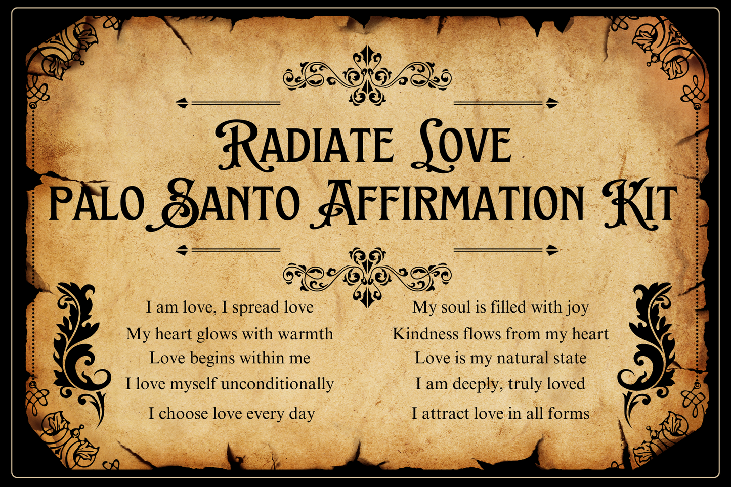 Radiate Love – Self-Love, Kindness & Joy Affirmation Kit