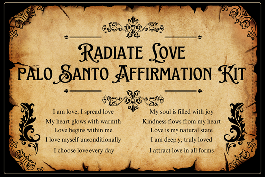 Radiate Love – Self-Love, Kindness & Joy Affirmation Kit