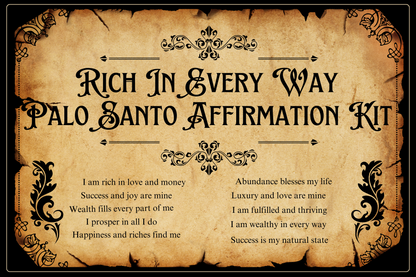 Rich in Every Way – Wealth, Success & Fulfilment Affirmation Kit