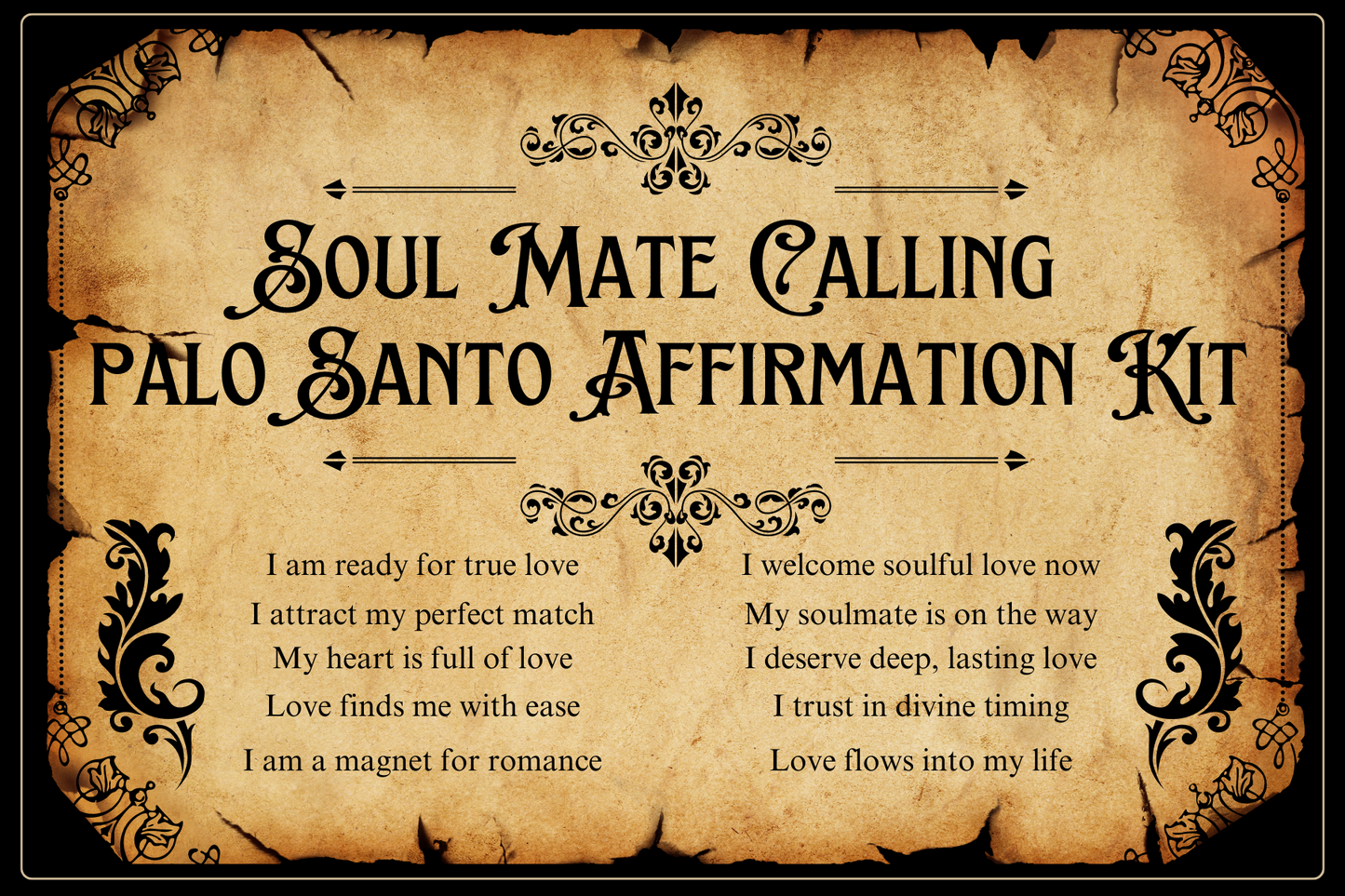 Soulmate Calling – Attract Love & Deep Connection Affirmation Kit