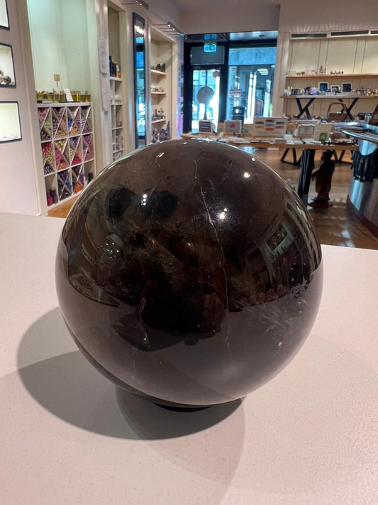 Smoky Quartz Sphere ( 1451g )