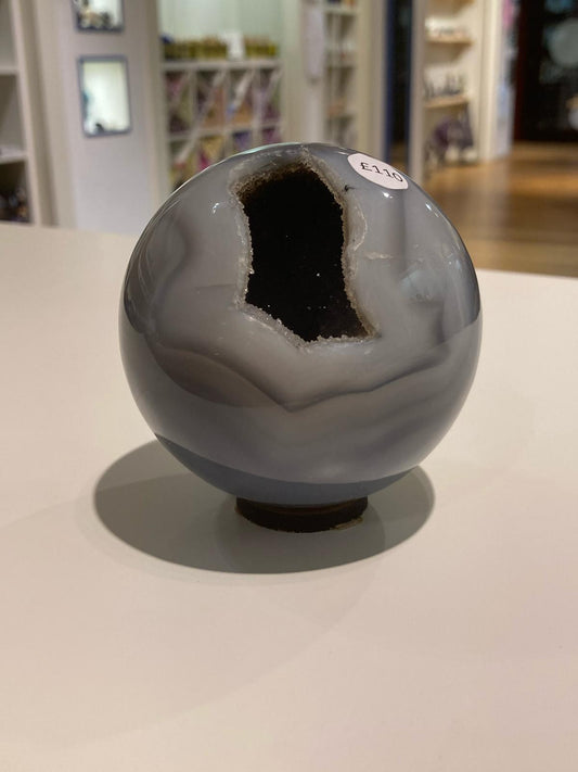 Agate Druzy Sphere ( 550g )