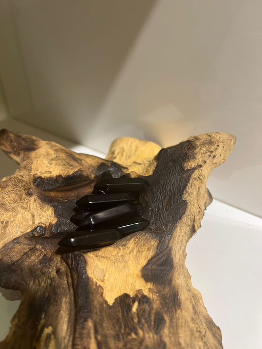 Black Obsidian 2cm DT Points - Tumble Stone