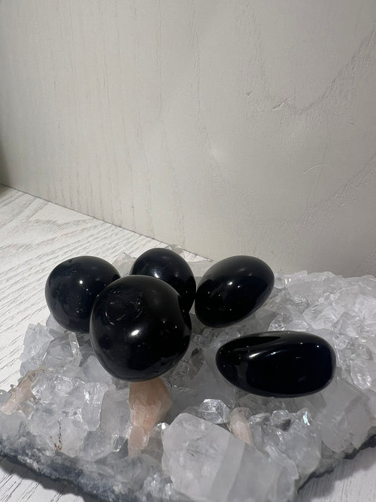 Black Tourmaline - Tumble Stone
