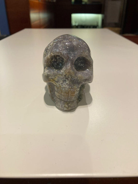 Ocean Jasper Skull