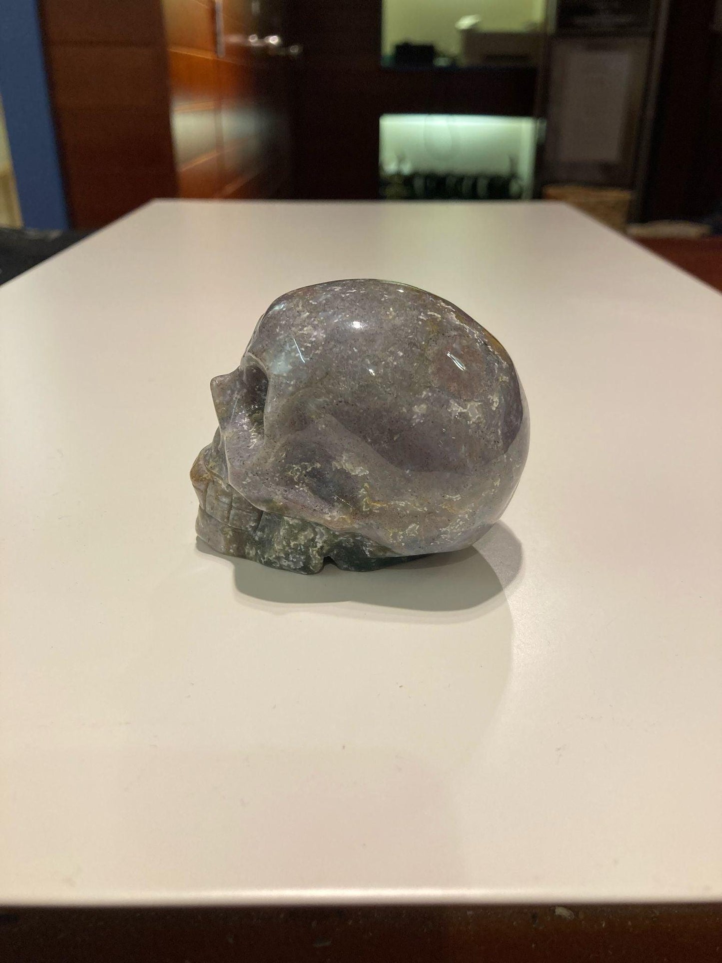 Ocean Jasper Skull - Crystals By Astraea