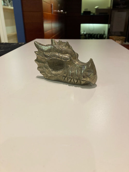 Pyrite Dragon Head ( 520g )