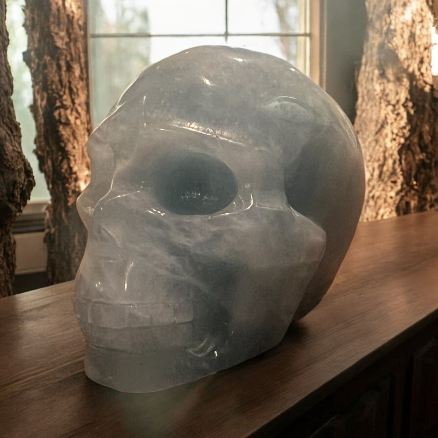 Aquamarine Skull