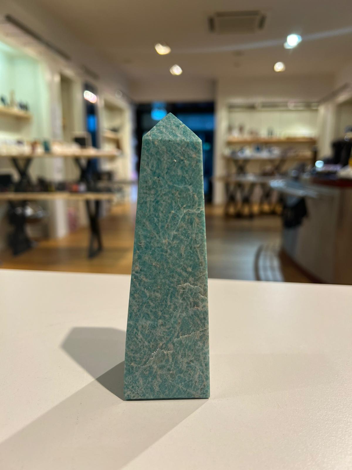 Amazonite Tower ( 400g ) - Crystals By Astraea