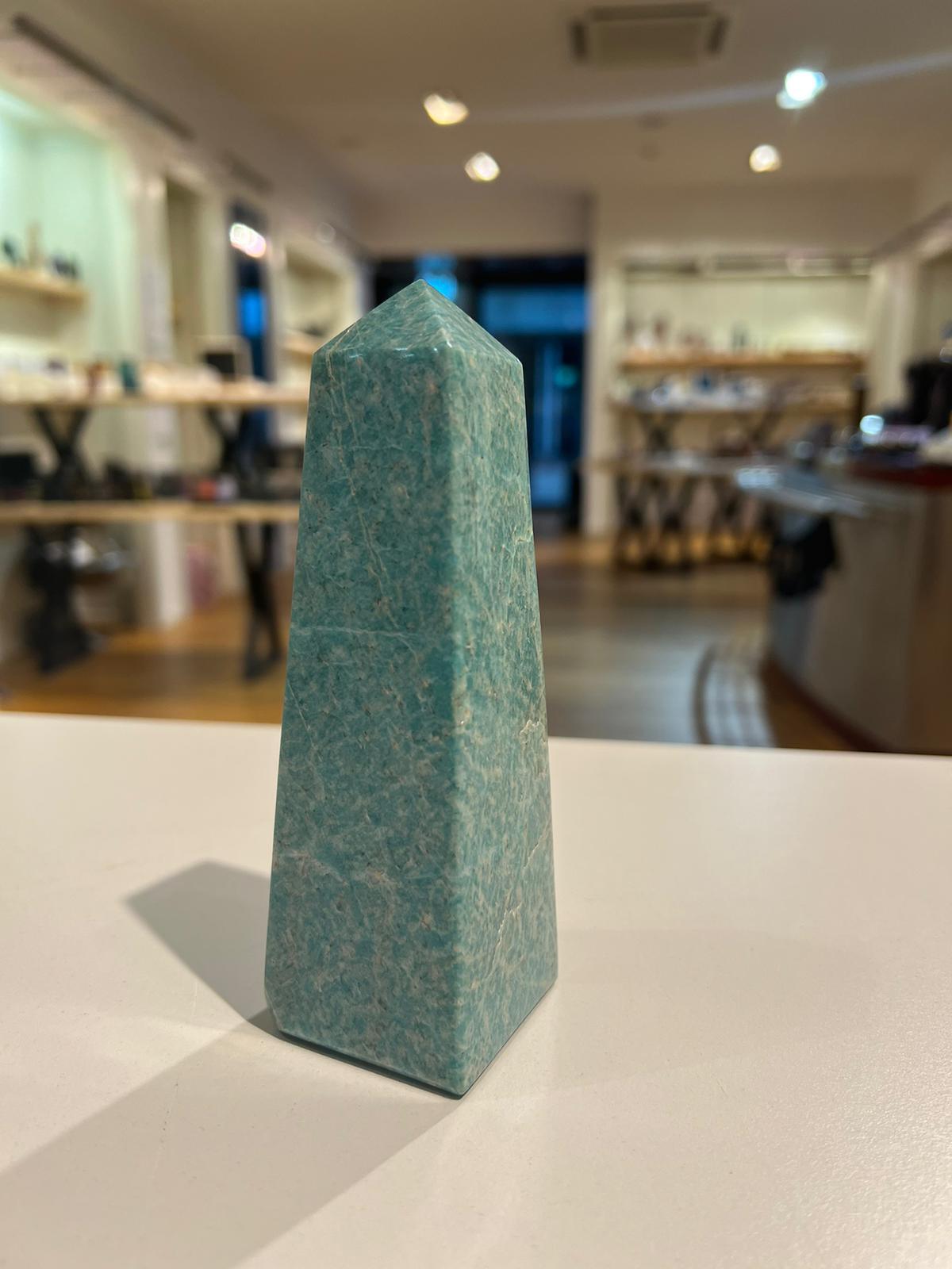 Amazonite Tower ( 400g ) - Crystals By Astraea