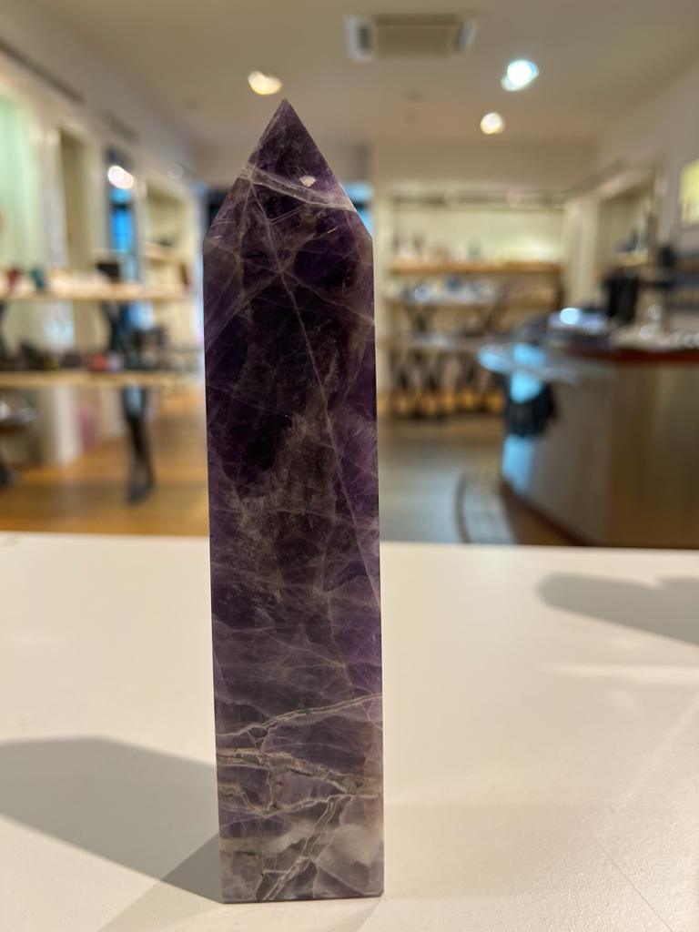 Amethyst Tower ( 537g ) - Crystals By Astraea