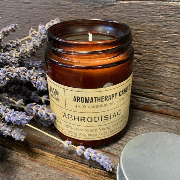 Aromatherapy Candle - Aphrodisiac - Crystals By Astraea