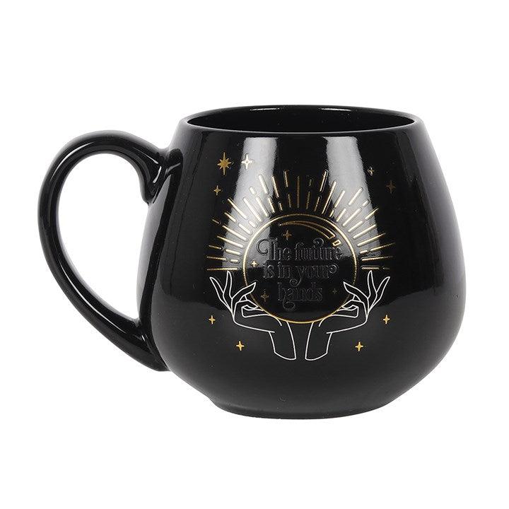 Black Fortune Teller Colour Changing Mug - Crystals By Astraea