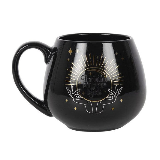 Black Fortune Teller Colour Changing Mug - Crystals By Astraea