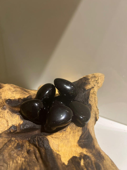 Black Obsidian - Tumble Stone - Crystals By Astraea