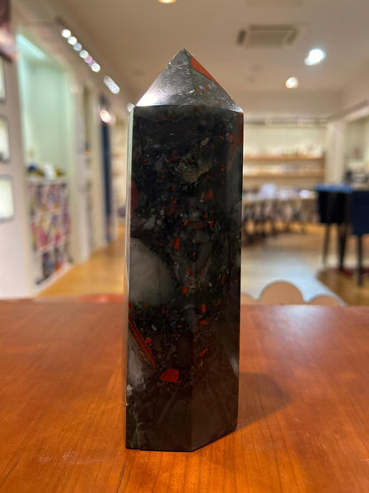 Bloodstone Tower ( 772g ) - Crystals By Astraea