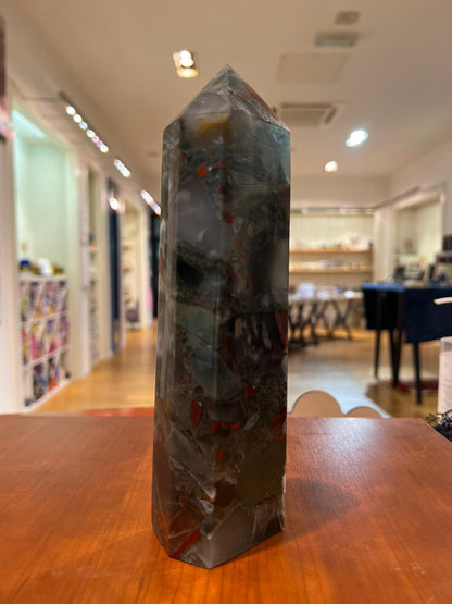 Bloodstone Tower ( 986g ) - Crystals By Astraea