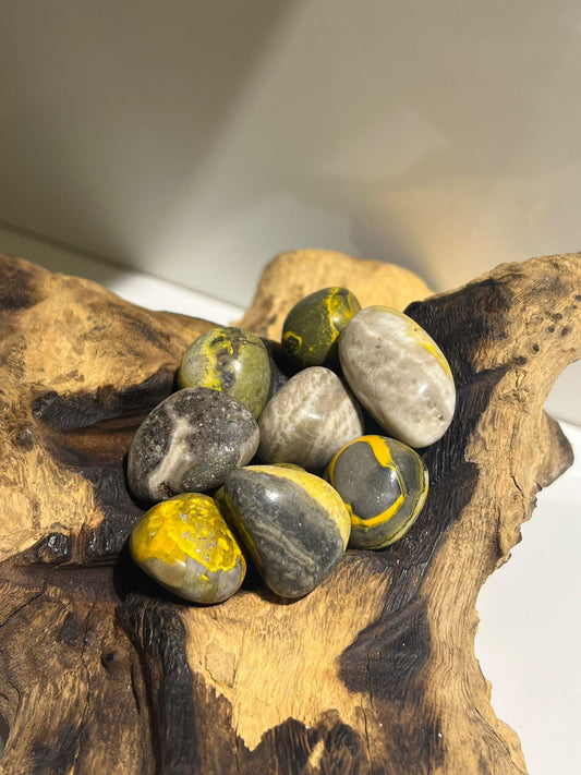 Bumble Bee Jasper - Tumble Stone - Crystals By Astraea