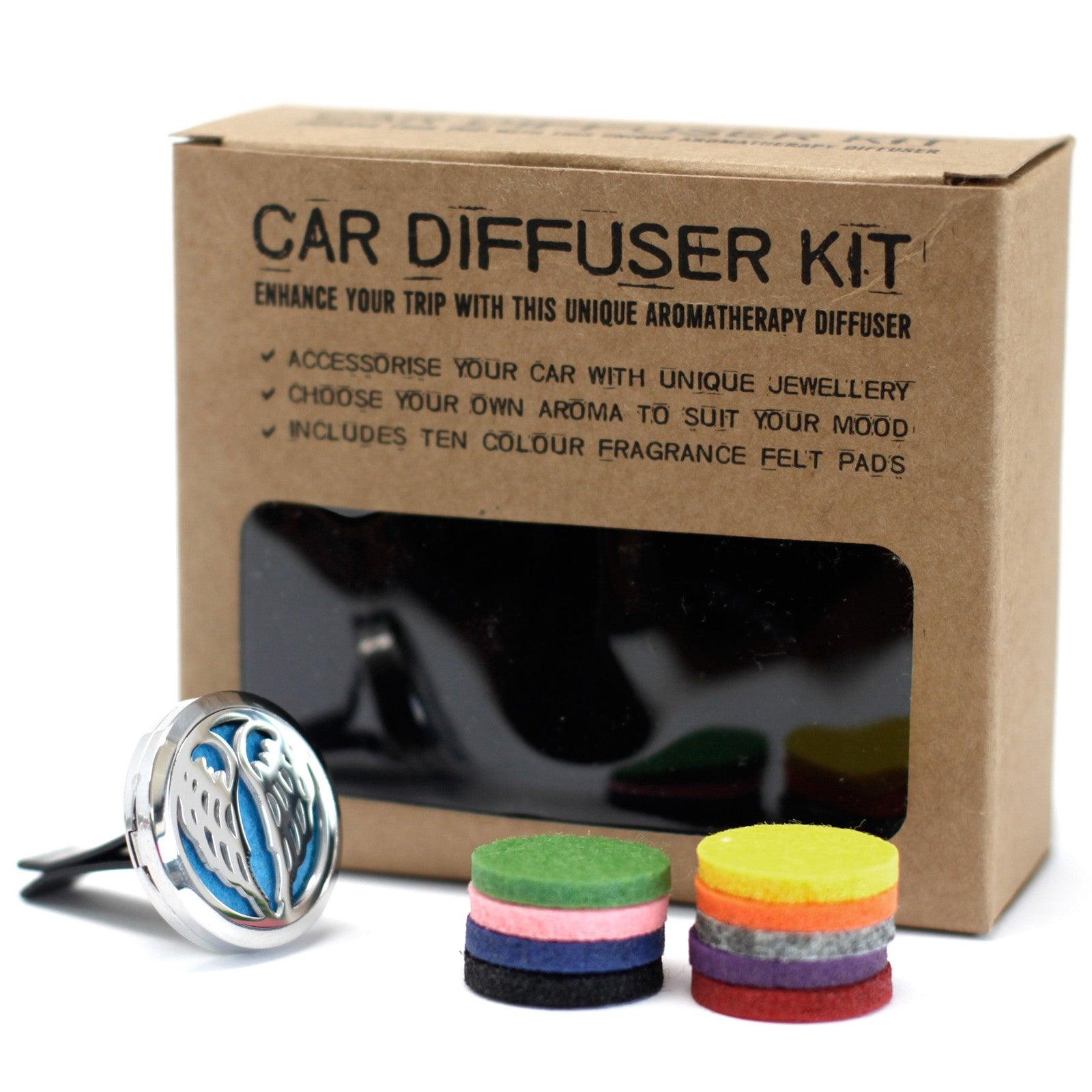 Car Diffuser Kit - Angel Wings - 30mm - Crystals By Astraea