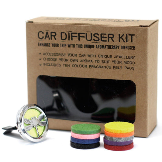 Car Diffuser Kit - Dragonfly - 30mm - Crystals By Astraea