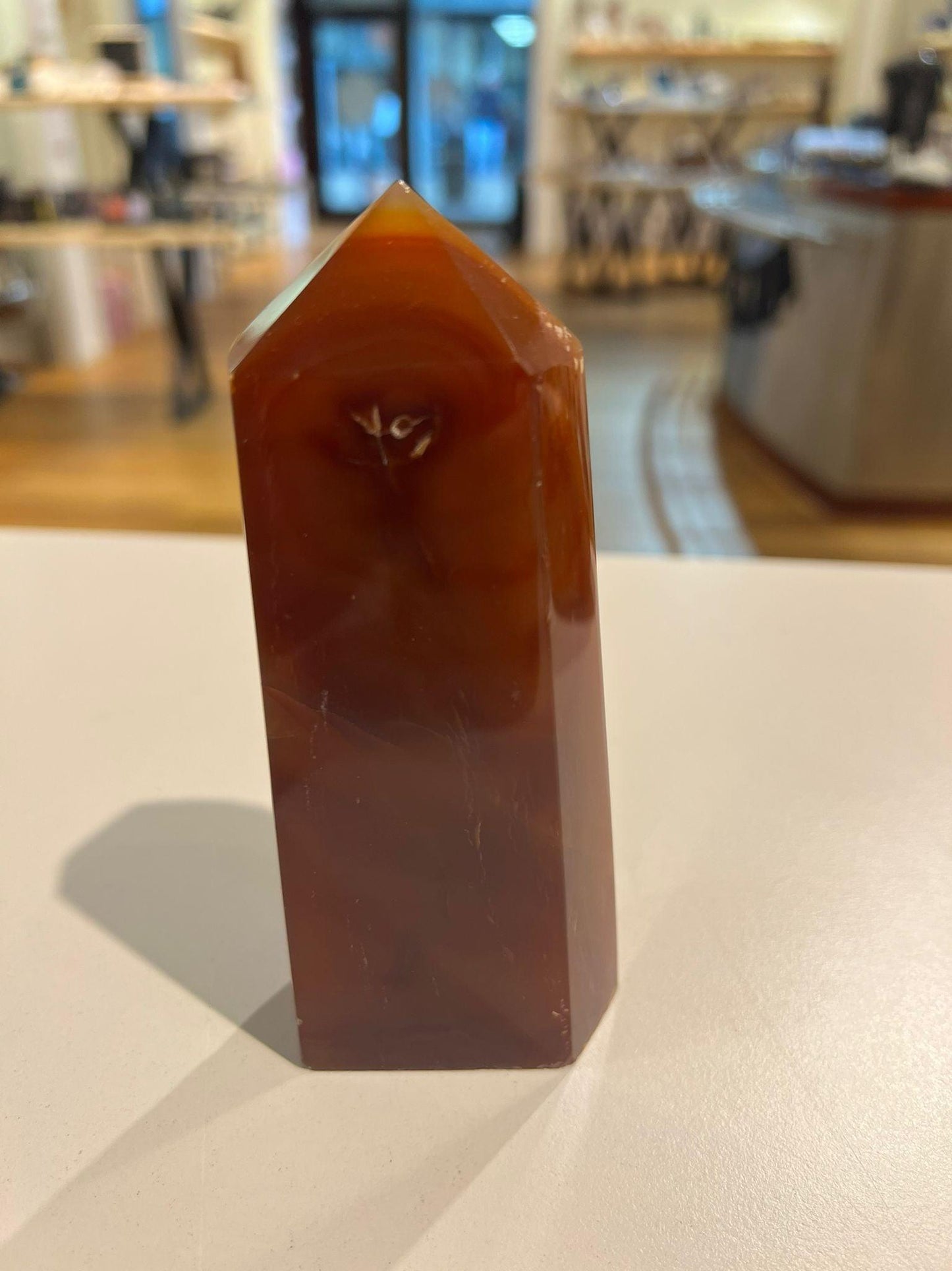 Carnelian Druzy Tower ( 365g ) - Crystals By Astraea