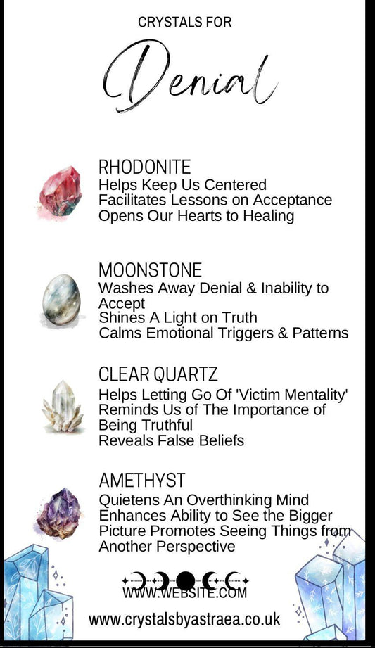 Denial - Crystal Kit - Crystals By Astraea