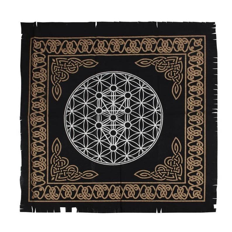 Flower Of Life Alter Cloth - Crystals By Astraea