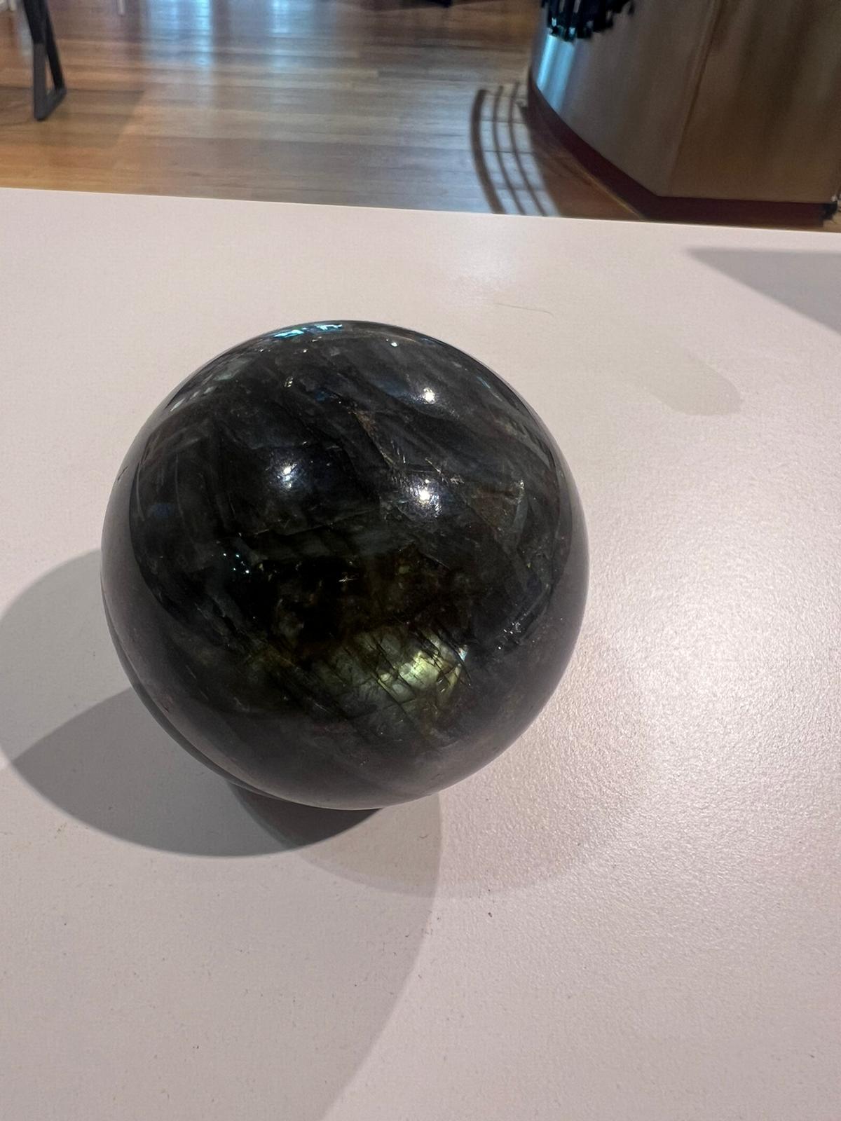 Labradorite Sphere ( 440g ) - Crystals By Astraea