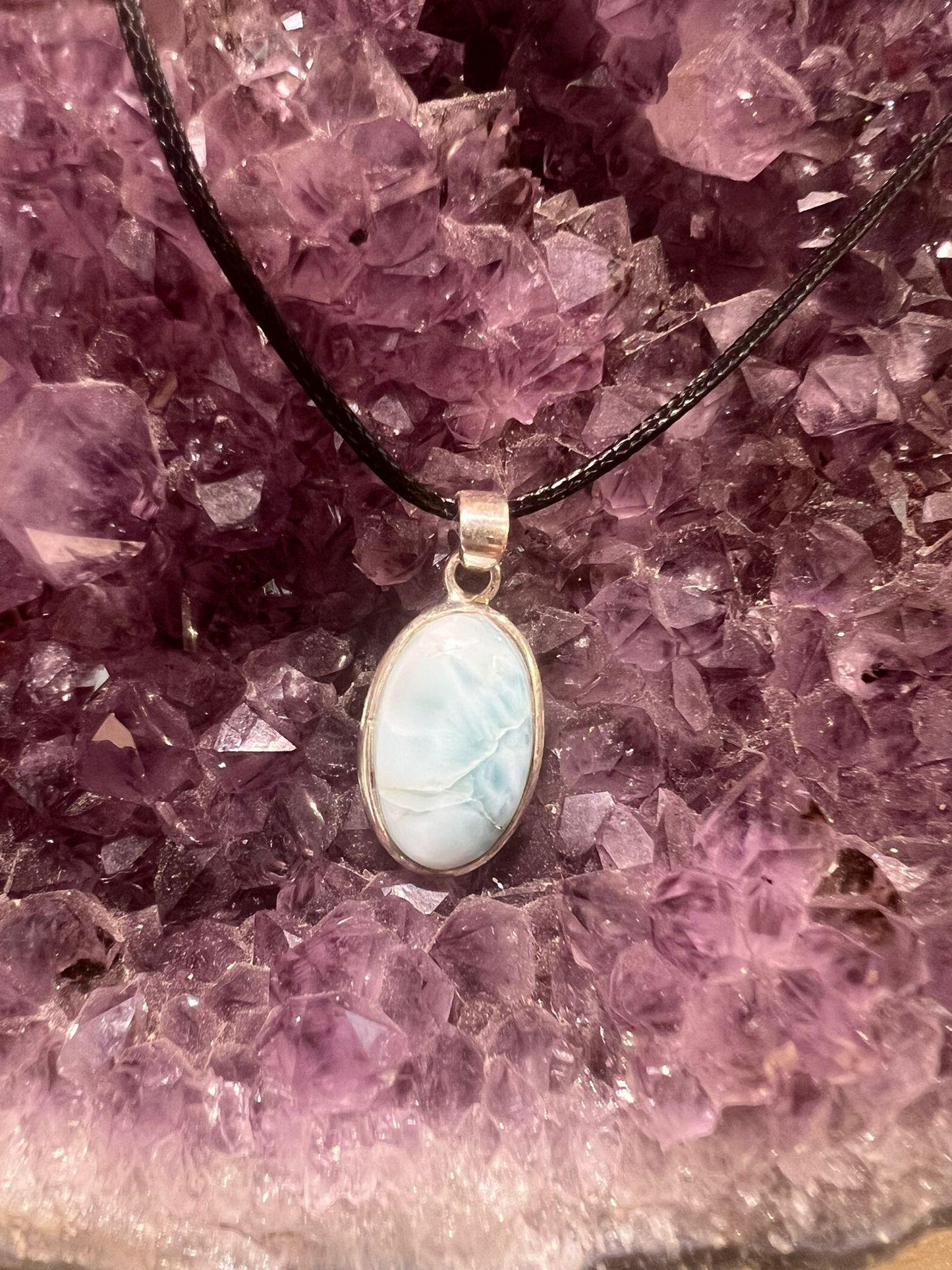 Larimar Pendant - Crystals By Astraea