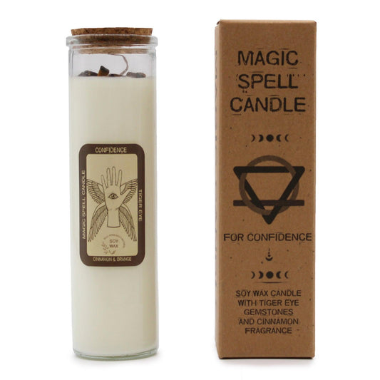 Magic Spell Candle - Confidence - Crystals By Astraea