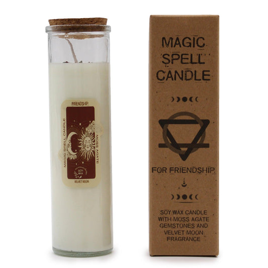 Magic Spell Candle - Friendship - Crystals By Astraea