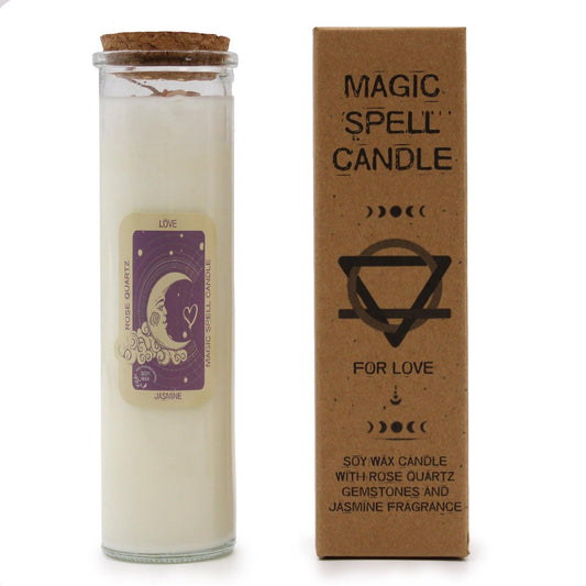 Magic Spell Candle - Love - Crystals By Astraea