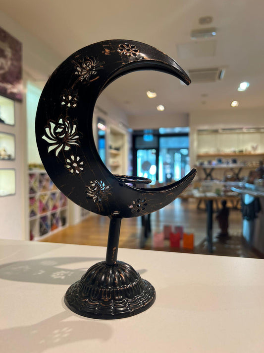 Moon Sphere Stand - Crystals By Astraea