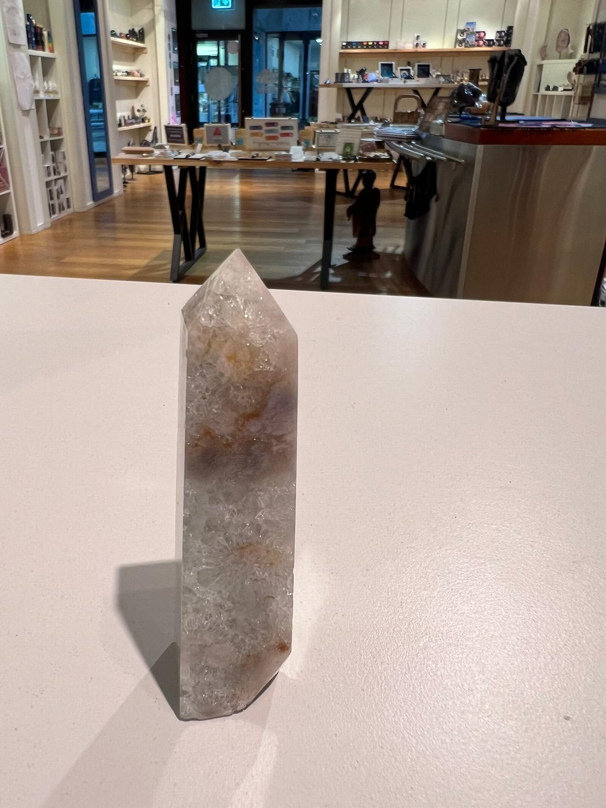 Pink Amethyst Tower ( 79g ) - Crystals By Astraea